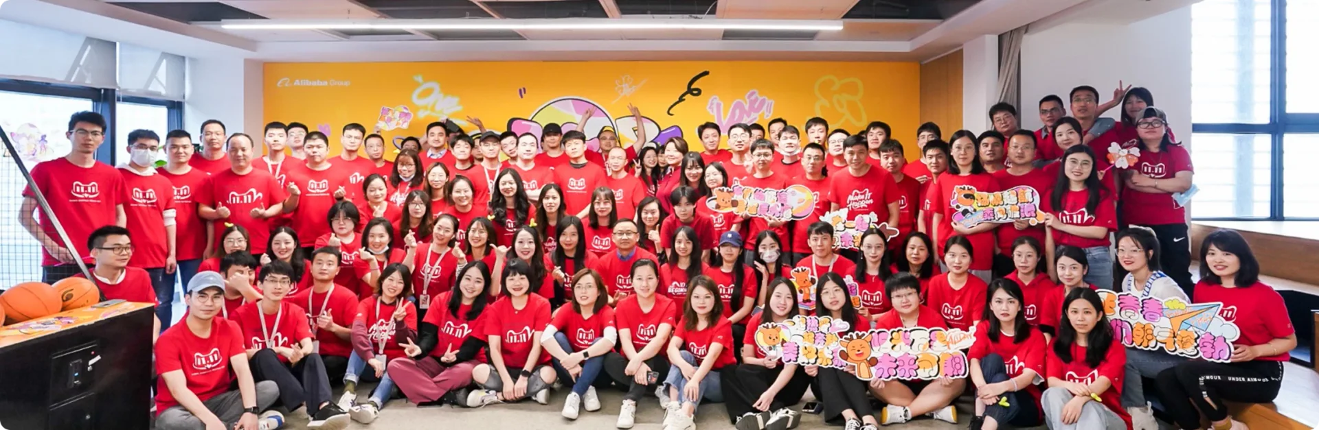 Employees celebrating Ali Day on May 10